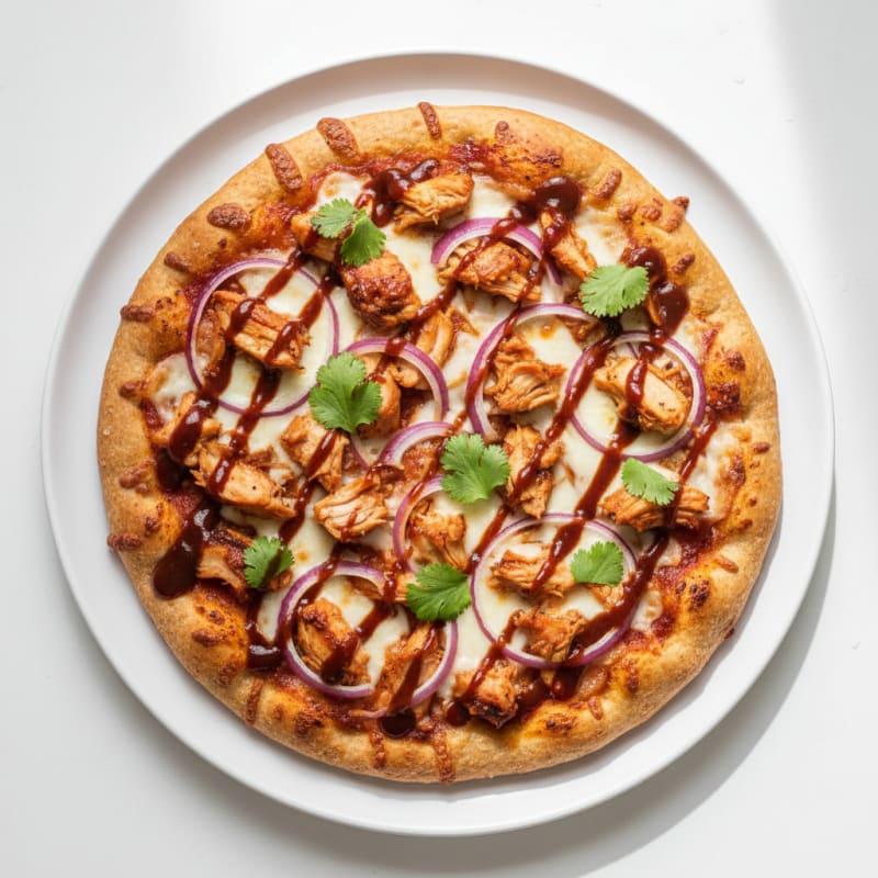 High-Protein BBQ Chicken Pizza