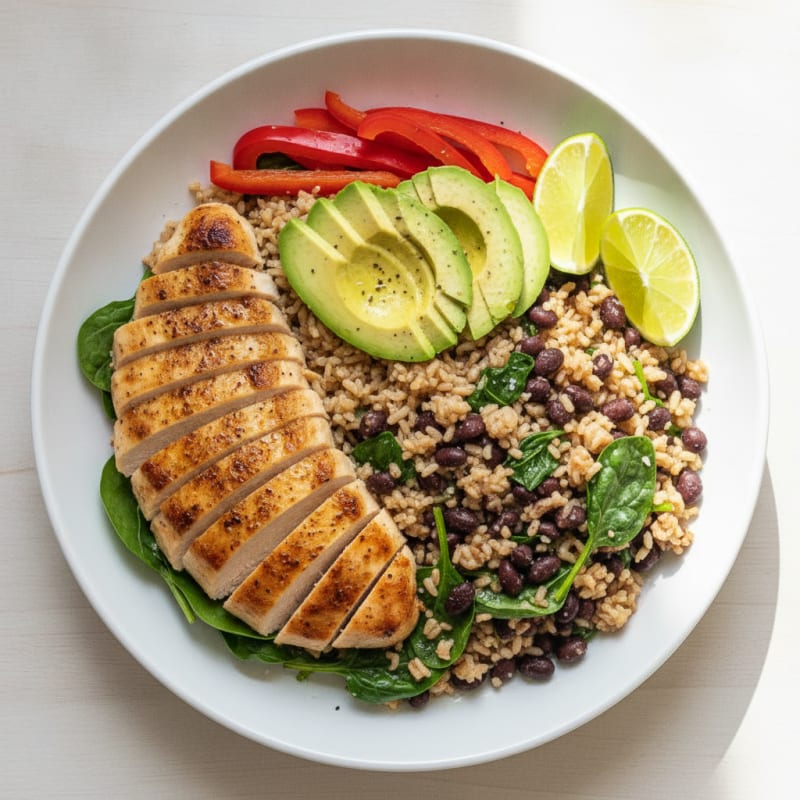 Cauliflower Rice Power Bowl with Avocado