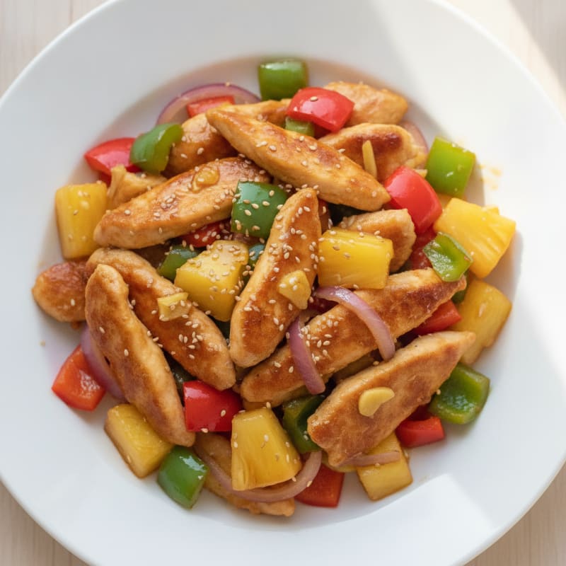 Sweet and Sour Chicken Stir-Fry