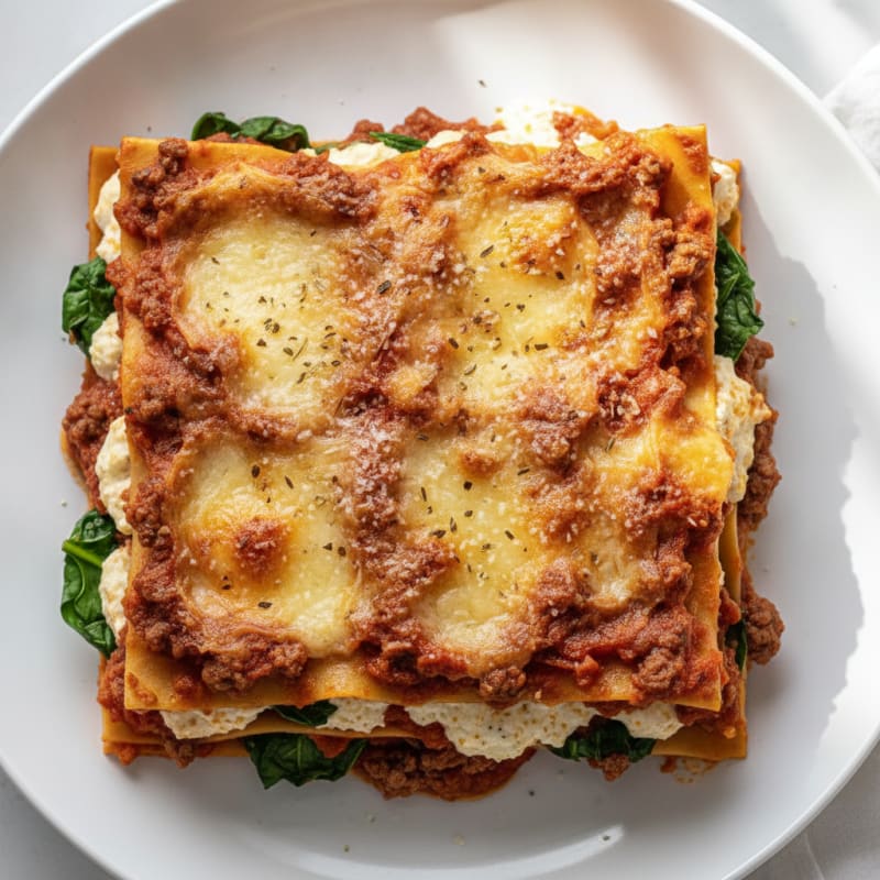 Classic Beef and Ricotta Lasagna Bake