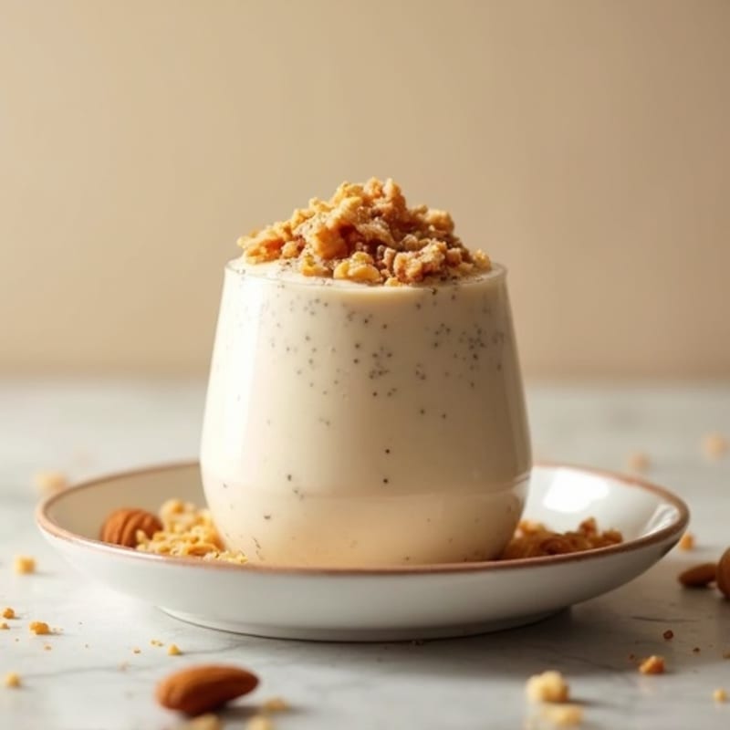 Creamy Vanilla-Almond Chia Protein Pudding