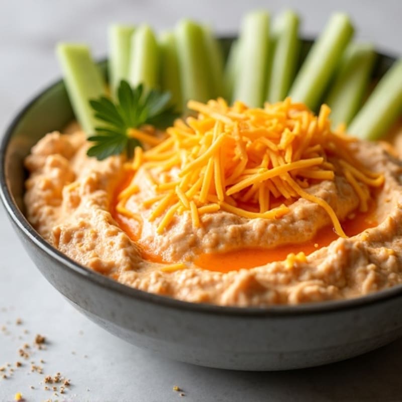 Creamy Greek Yogurt Buffalo Chicken Dip