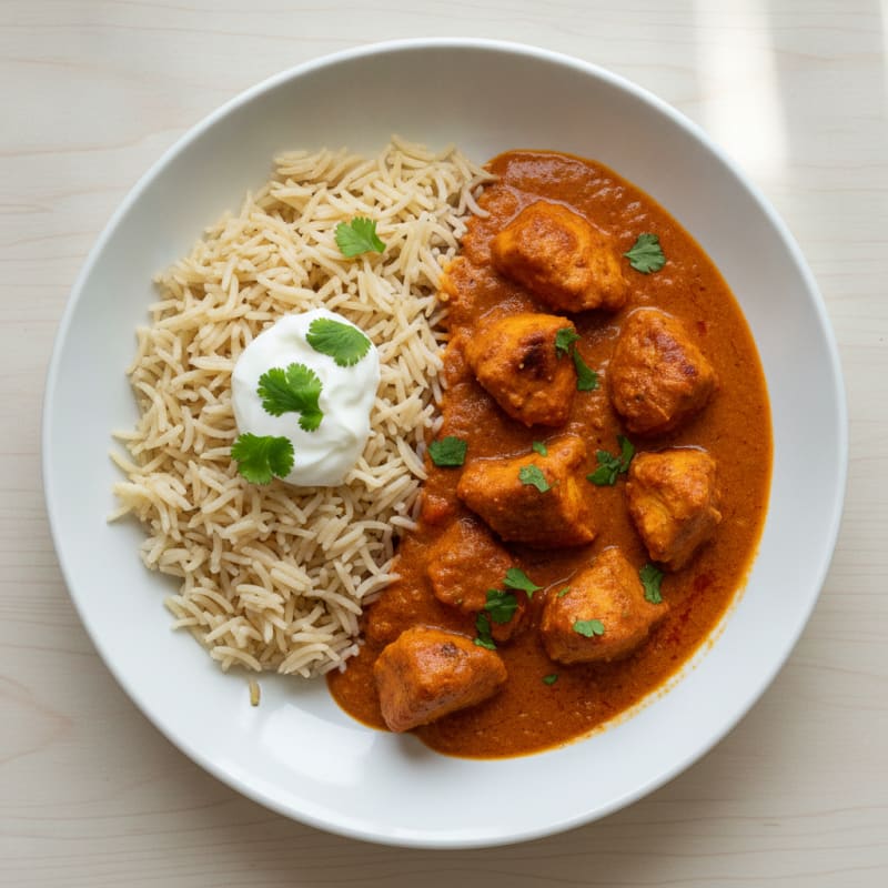 Chicken Tikka Masala with Basmati Rice