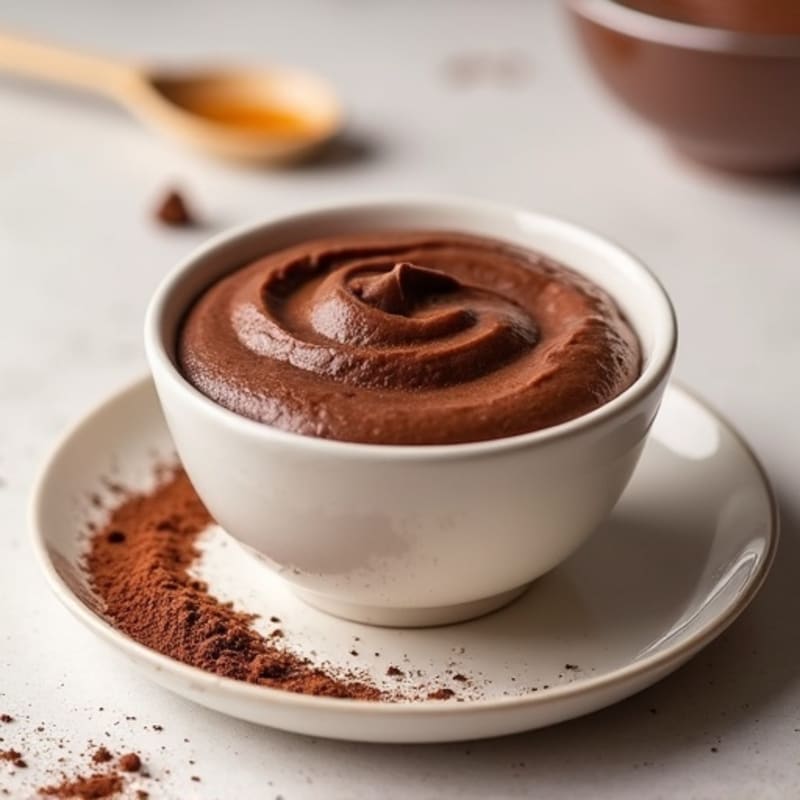 Silky Chocolate Protein Pudding with Greek Yogurt