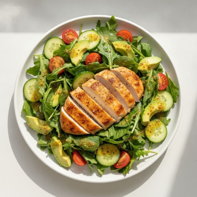 Quick Lemon Herb Chicken Salad