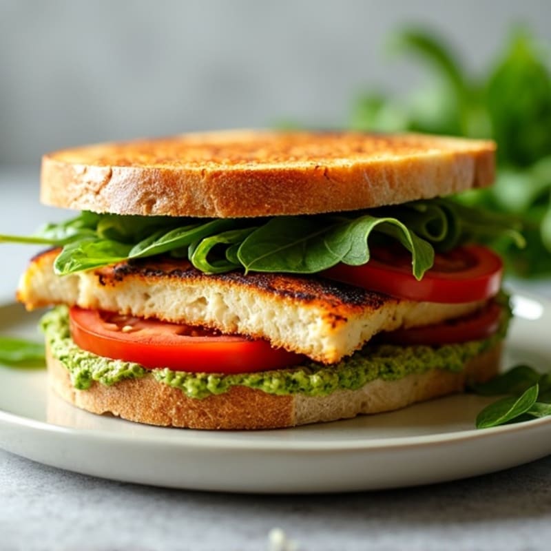Grilled Pesto Chicken Sandwich