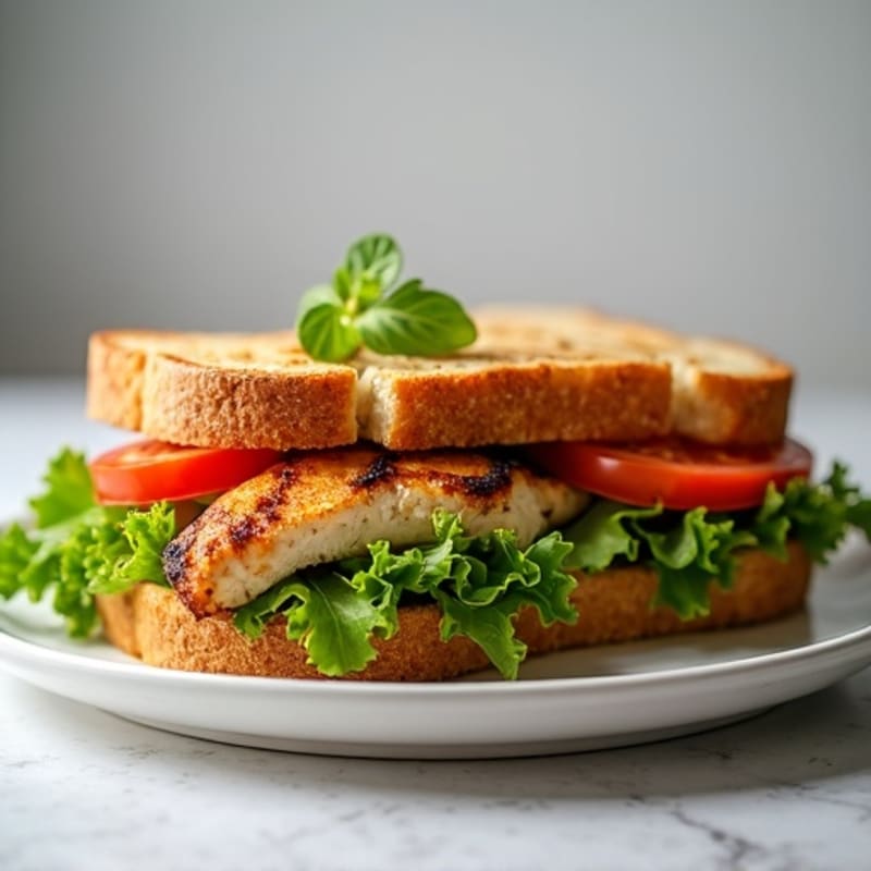 Grilled Chicken Pesto Sandwich