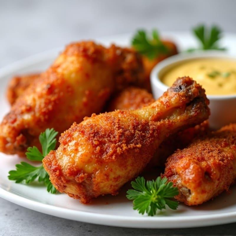 Crispy Baked Chicken Wings with Zesty Dry Rub