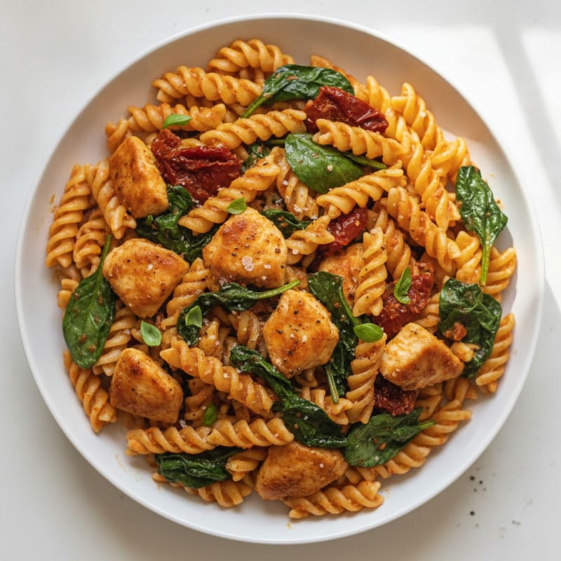 Sun-Dried Tomato Pesto Chicken Pasta