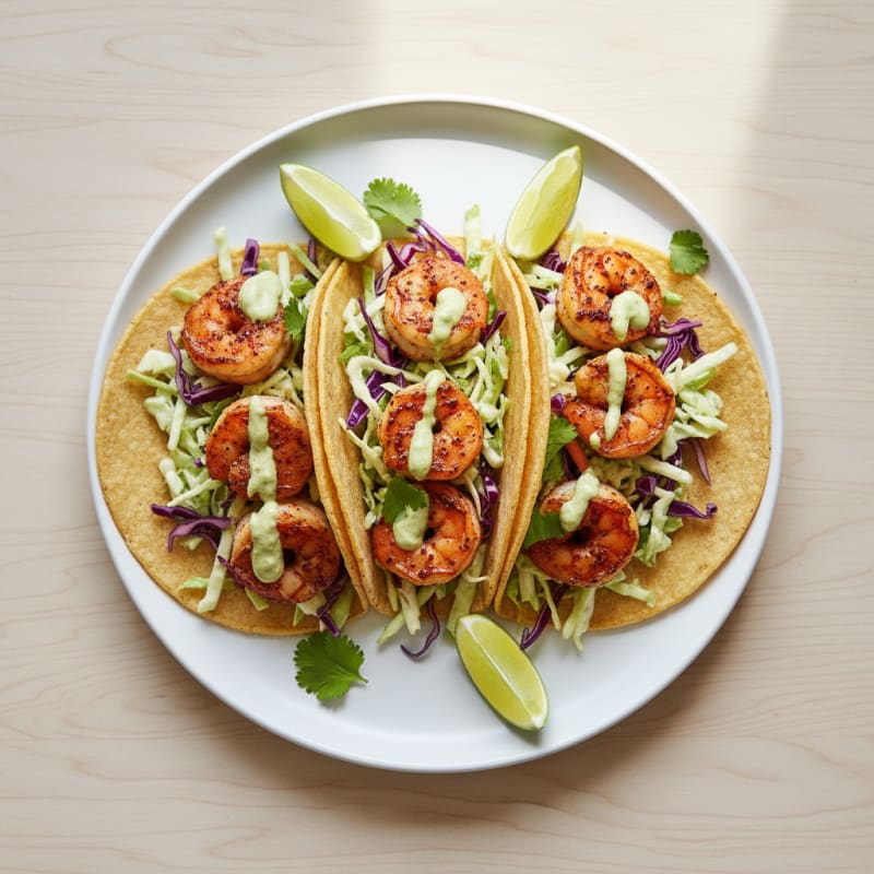 Smoky Chili-Lime Shrimp Tacos