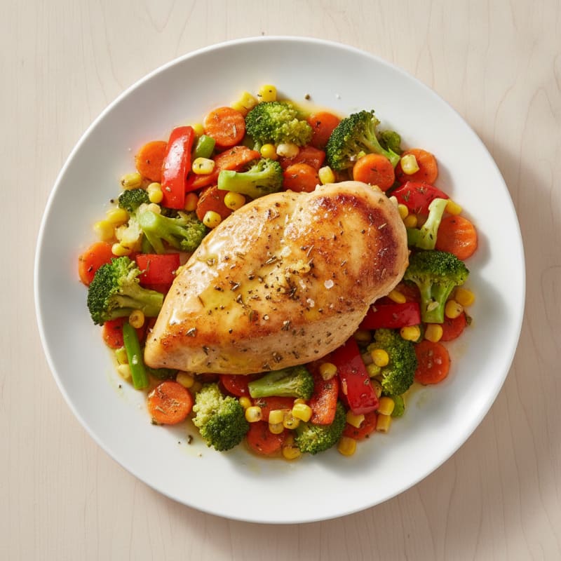Lemon Herb Roasted Chicken and Vegetables