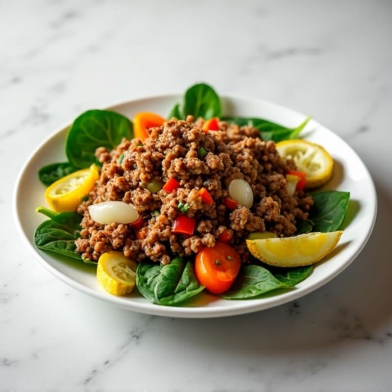 Lean Ground Beef and Veggie Skillet