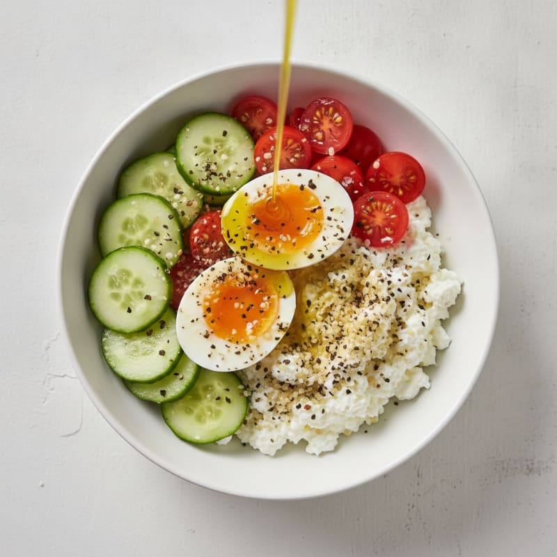 Savory Cottage Cheese Power Bowl