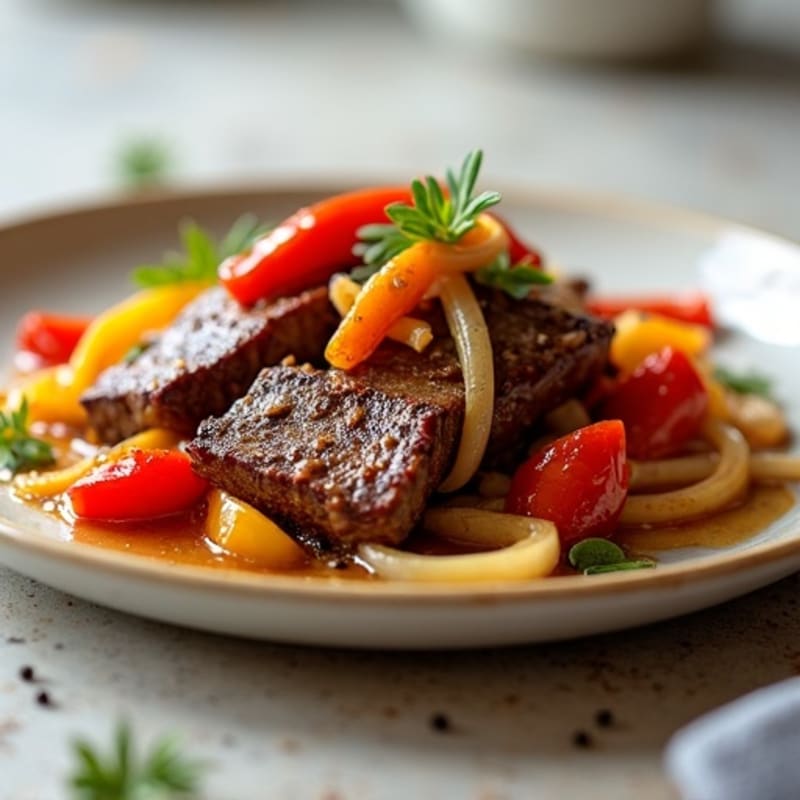 Pan-Seared Sweet and Savory Beef