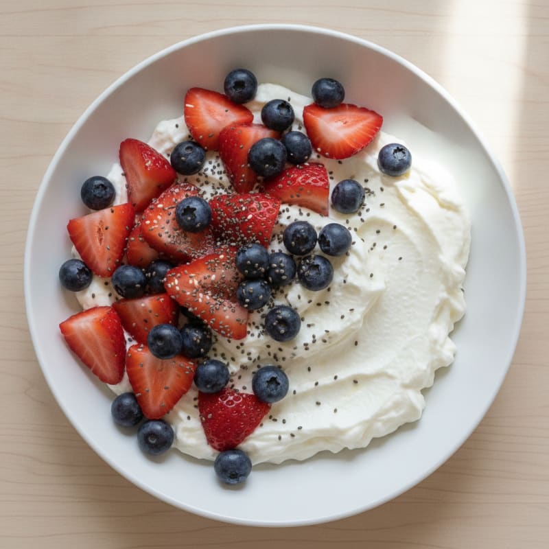 Creamy Greek Yogurt Protein Bowl with Berries