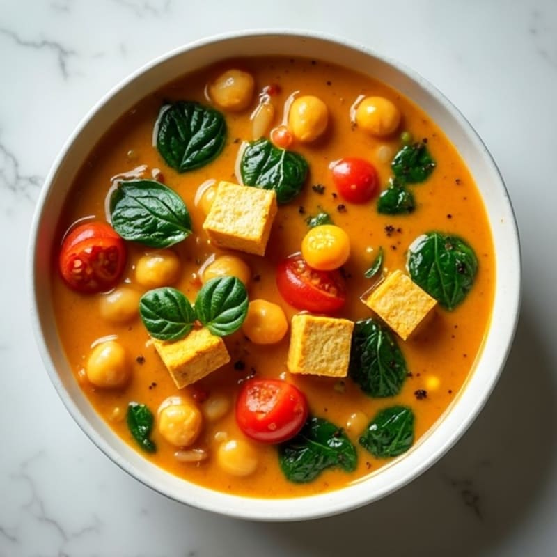 Creamy Coconut Chickpea Curry Stew