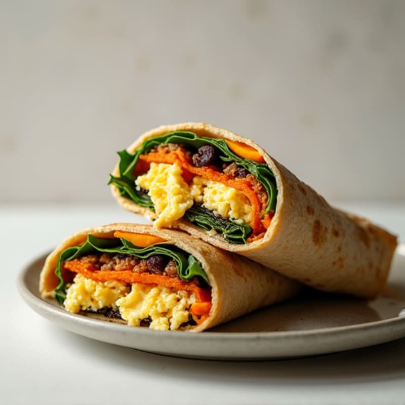 Protein-Packed Sweet Potato Breakfast Burrito