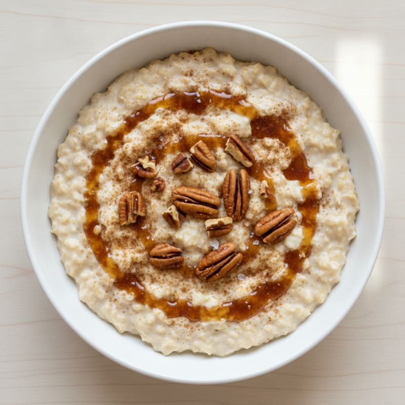 High-Protein Maple Brown Sugar Oatmeal