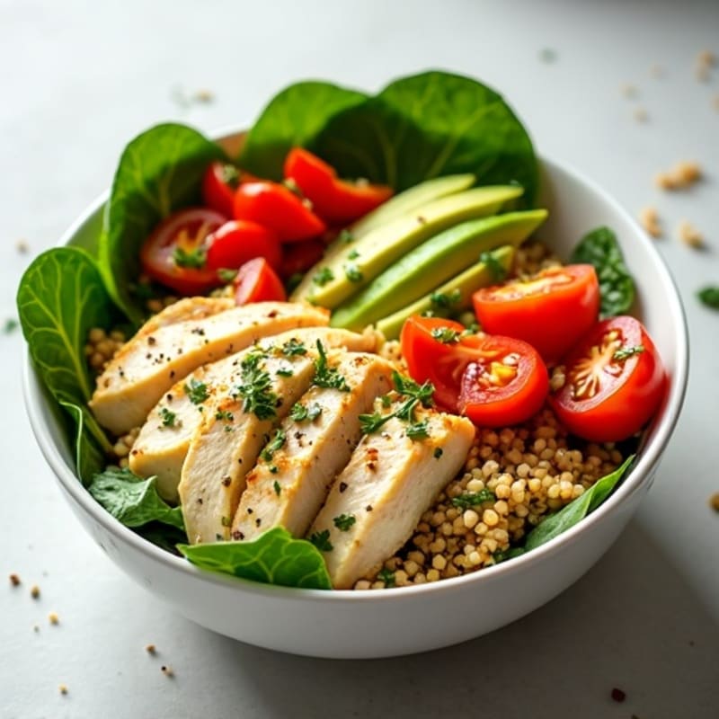 Creamy Avocado Chicken Power Bowl