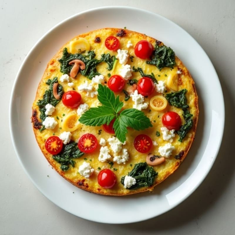 Fluffy Herb and Veggie Frittata