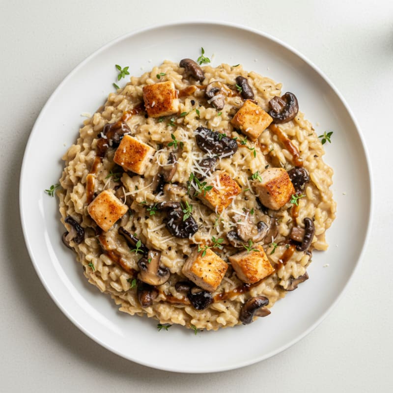 Creamy Wild Mushroom Risotto