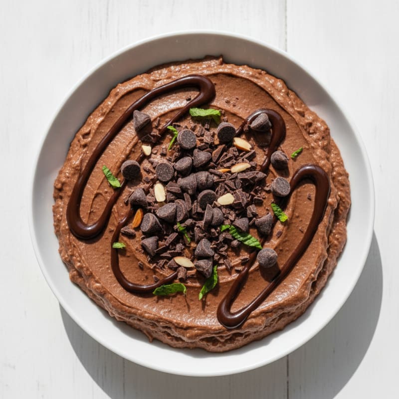 Chocolate Protein Cottage Cheese Mousse