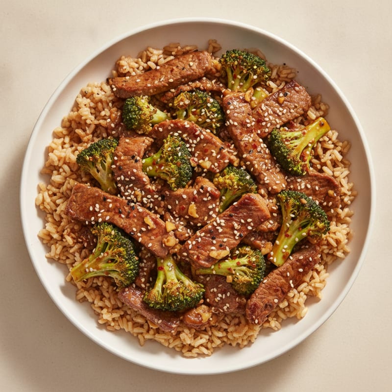 Sesame Beef & Broccoli Stir-Fry