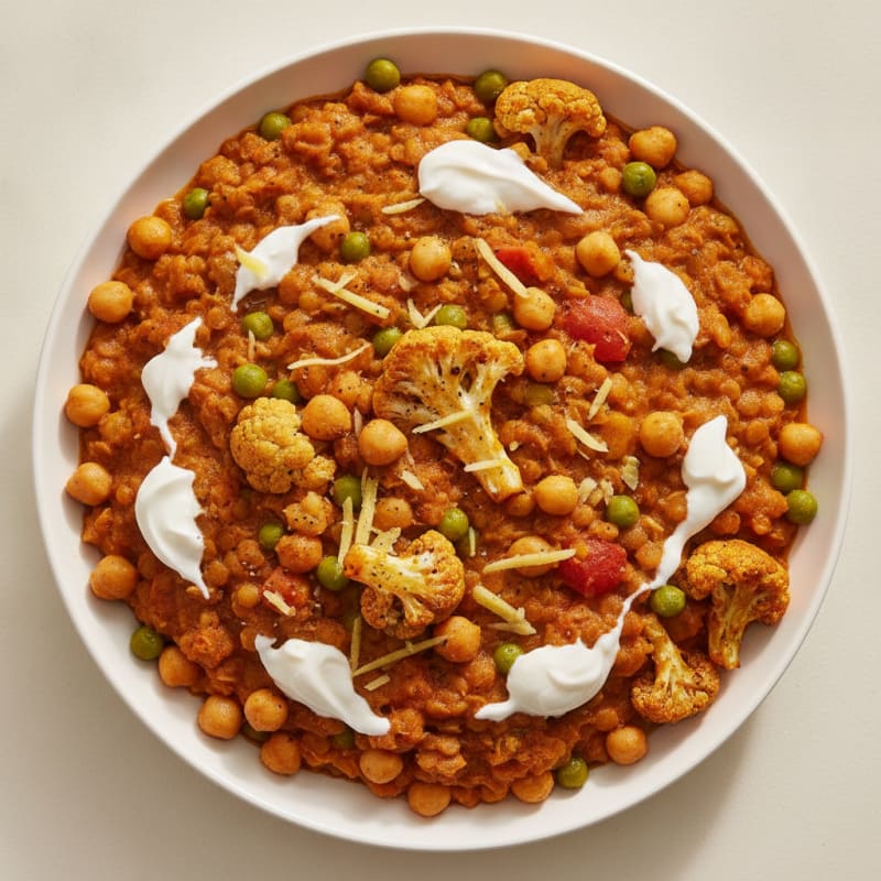 Roasted Vegetable and Chickpea Curry