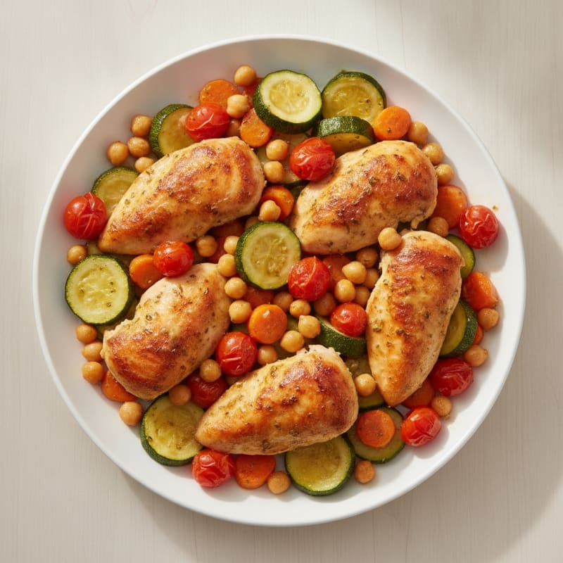 Lemon-Herb Roasted Chicken and Vegetables