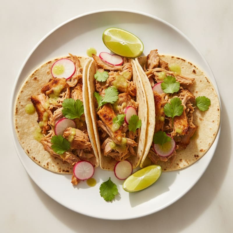 Slow-Cooked Pork Carnitas Tacos