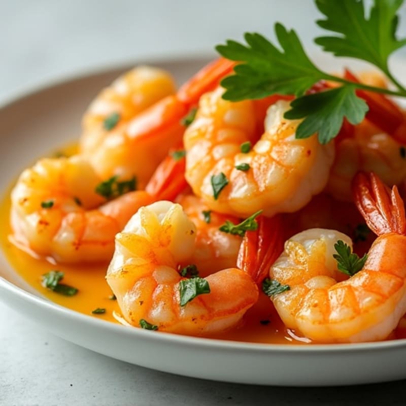 Pan-Seared Garlic Butter Shrimp with Fresh Parsley