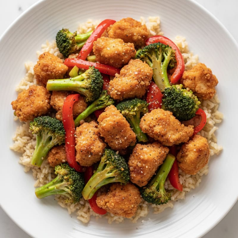 Clean General Tso's Chicken Stir-Fry