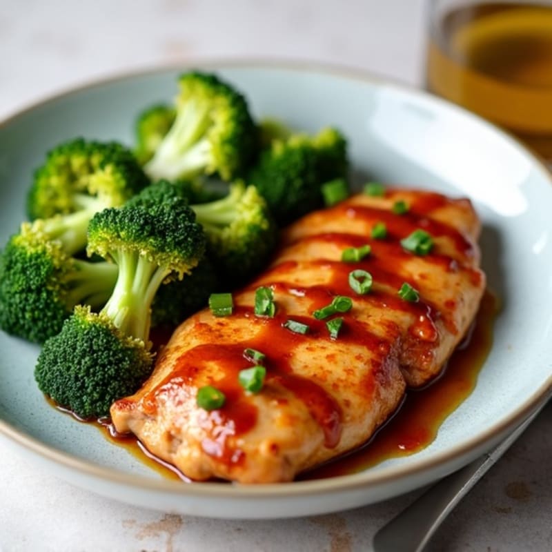 Sweet and Savory Teriyaki Chicken with Roasted Broccoli