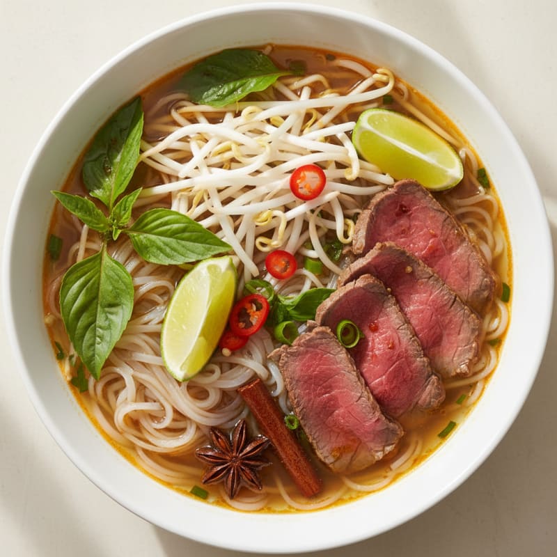 Tender Beef Pho with Silky Noodles