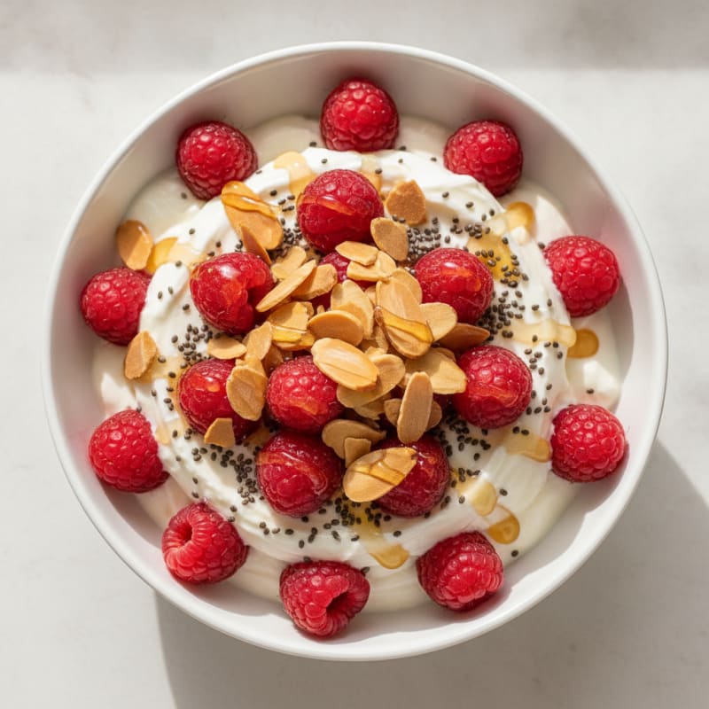 Creamy Greek Yogurt Protein Parfait with Berries