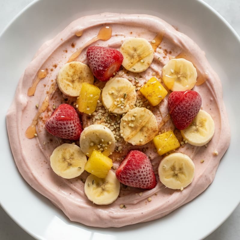 Strawberry Banana Tropical Smoothie