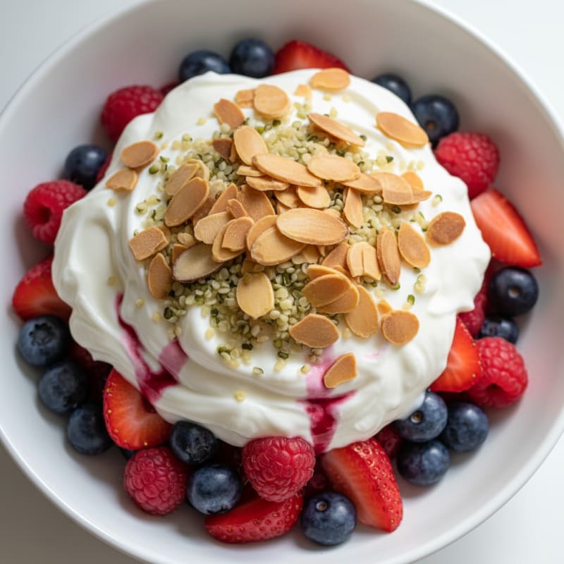 Creamy Greek Yogurt and Mixed Berry Protein Parfait