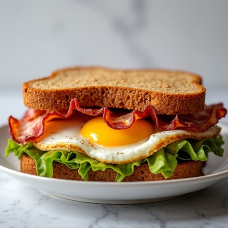 Crispy Turkey Bacon and Smashed Avocado Sandwich