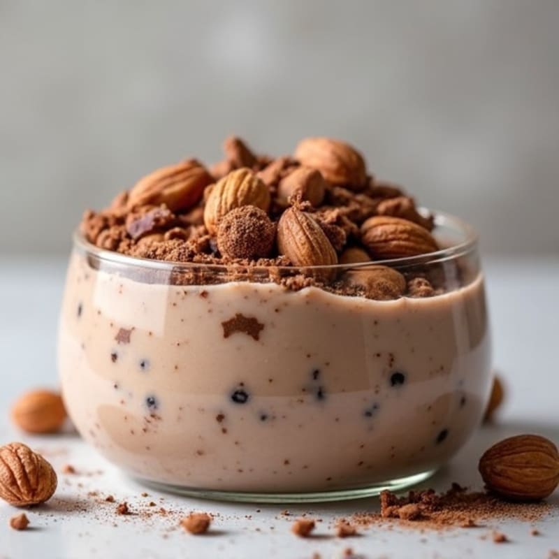 Creamy Chocolate Hazelnut Overnight Oats