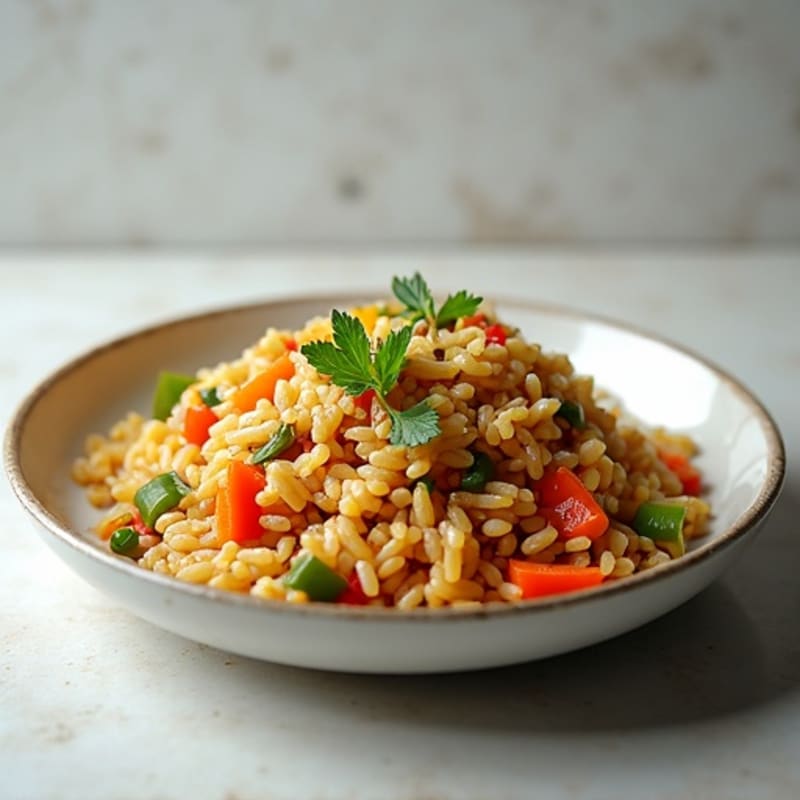 Healthy Chicken and Vegetable Fried Rice