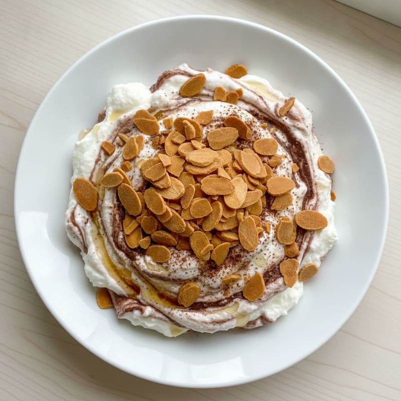 Creamy Greek Yogurt Protein Mousse with Almonds