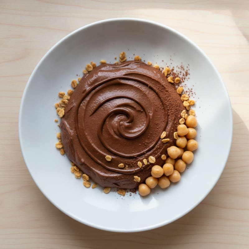 High-Protein Chickpea and Oat Bran Mousse