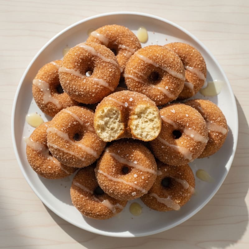 Baked Protein Powder Donut Holes