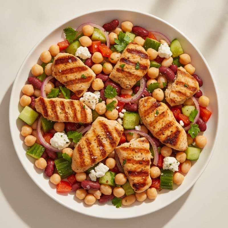 Mediterranean Three Bean Salad