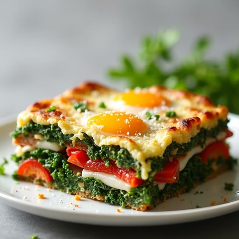 Hearty Sausage and Kale Breakfast Strata