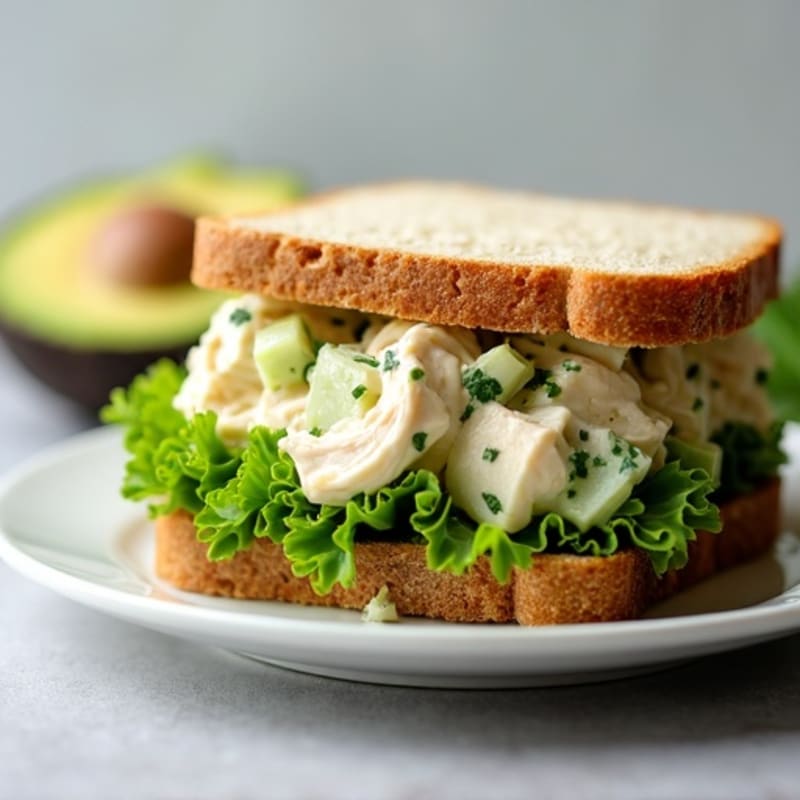 Creamy Herb Chicken Salad Sandwich