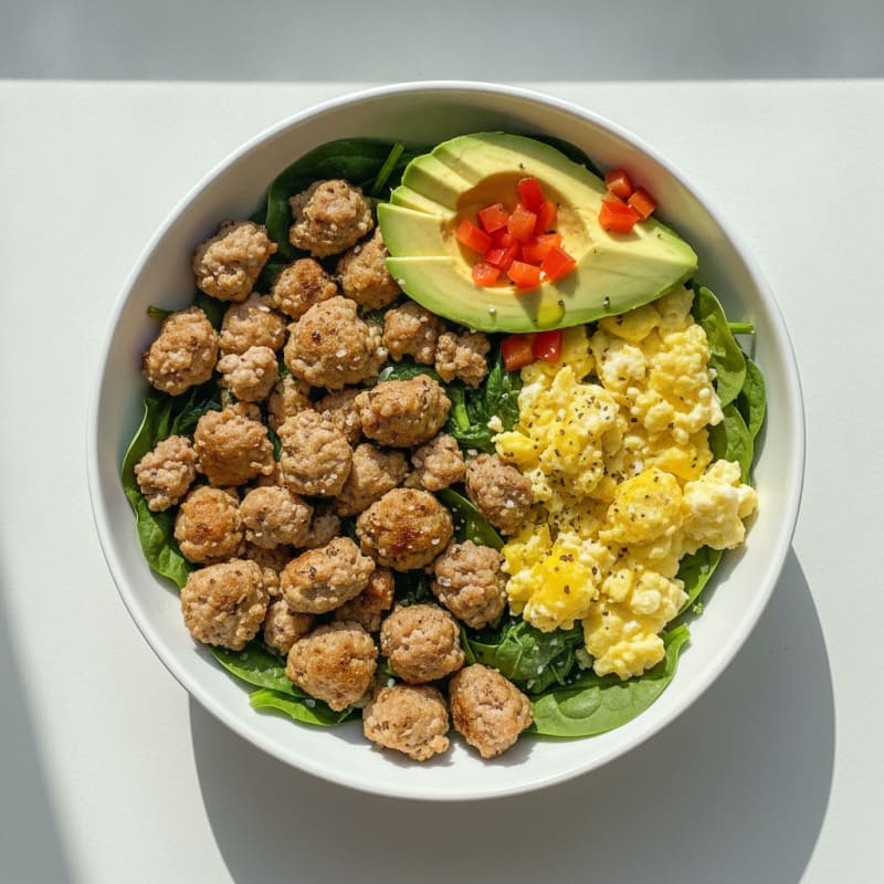 Sausage and Egg Breakfast Bowl