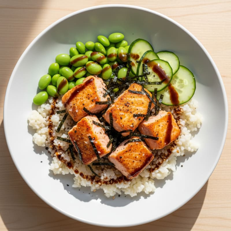 Salmon Sushi Rice Bowl