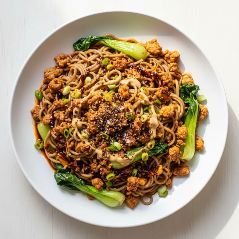 Sichuan Dan Dan Noodles with Chili Oil