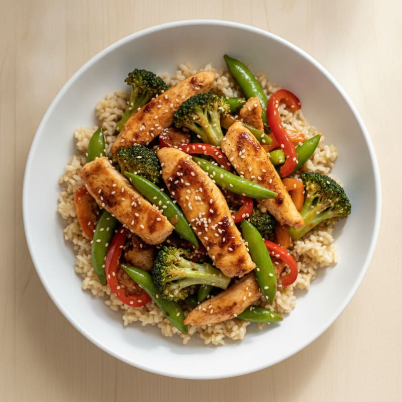 Teriyaki Chicken Stir-Fry with Vegetables